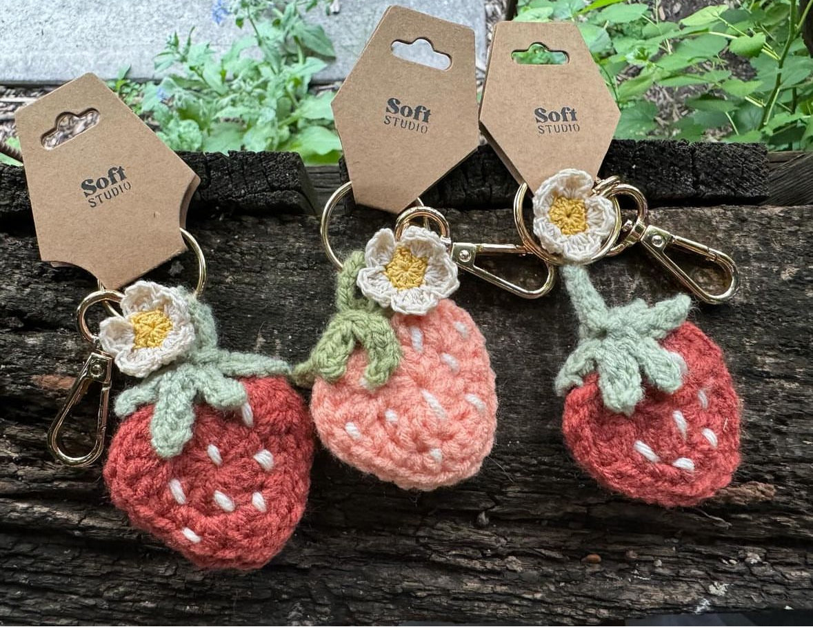 Strawberry Keychain